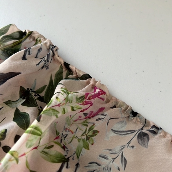 NWT Parker floral flutter sleeve peplum top size xs - Picture 5 of 13